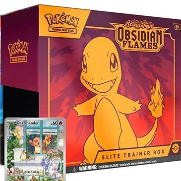 ETB Obsidian Flames - ESPAÑOL - Cartas Pokemon Originales Tcg